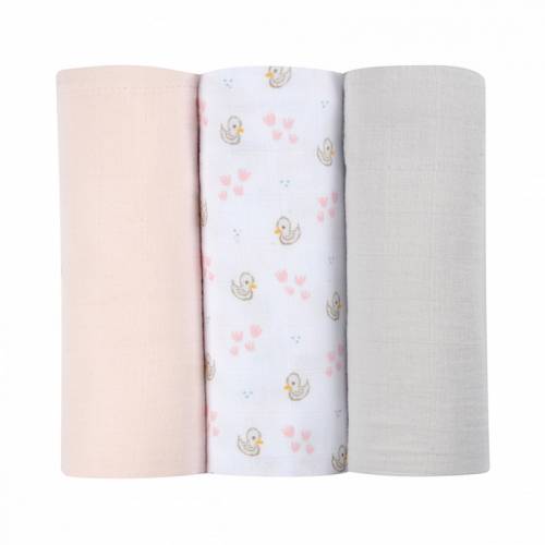 BEABA Cotton Muslin x3 - Cygne